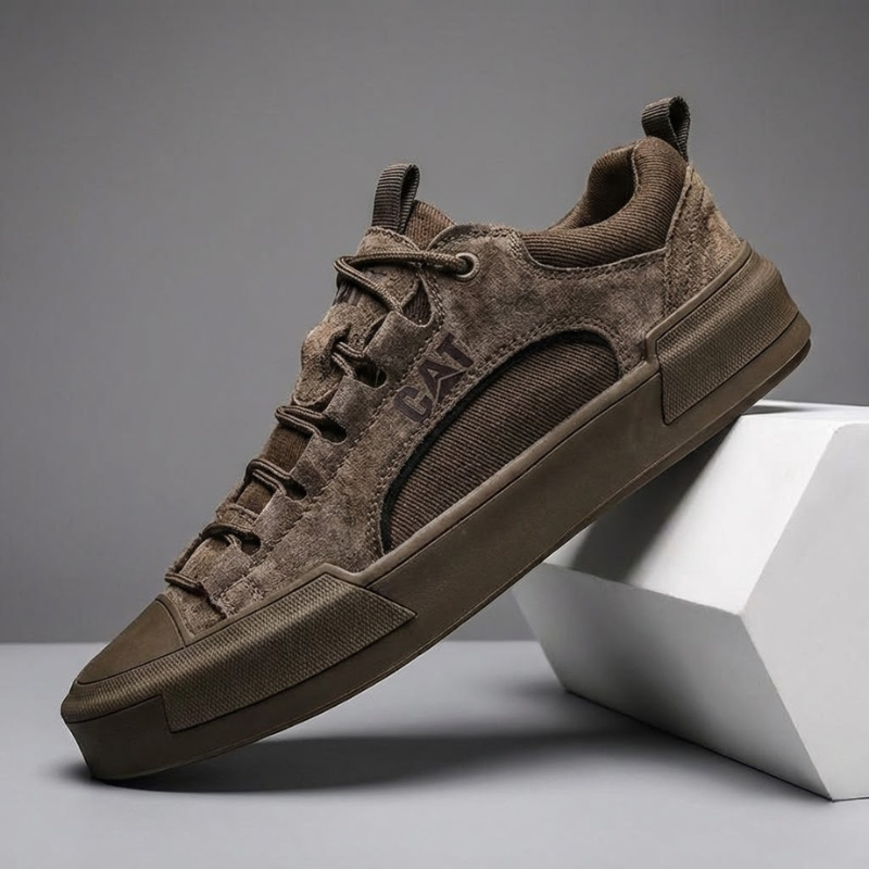 UrbanEdge | Skórzane Sneakersy Dzienne