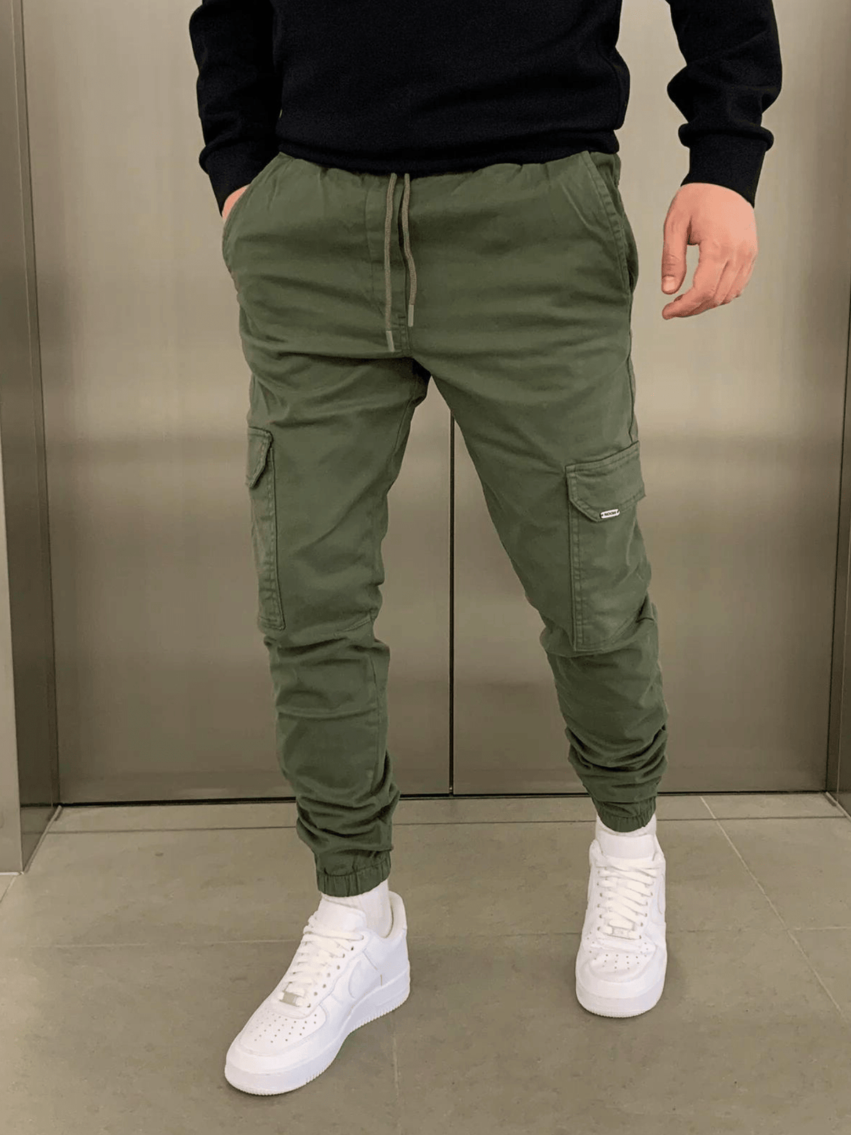 Kacper | Spodnie Jogger Cargo