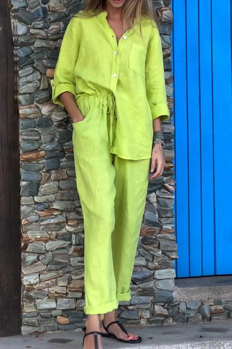 Ilona – lniany komplet komfortowy