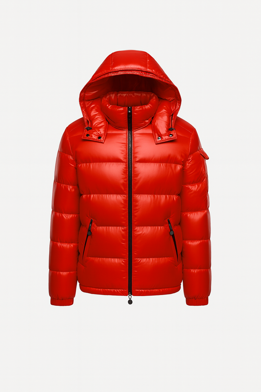 Pikowana Kurtka z Kapturem | Styl Casual | Lekka i Ciepła na Zimę