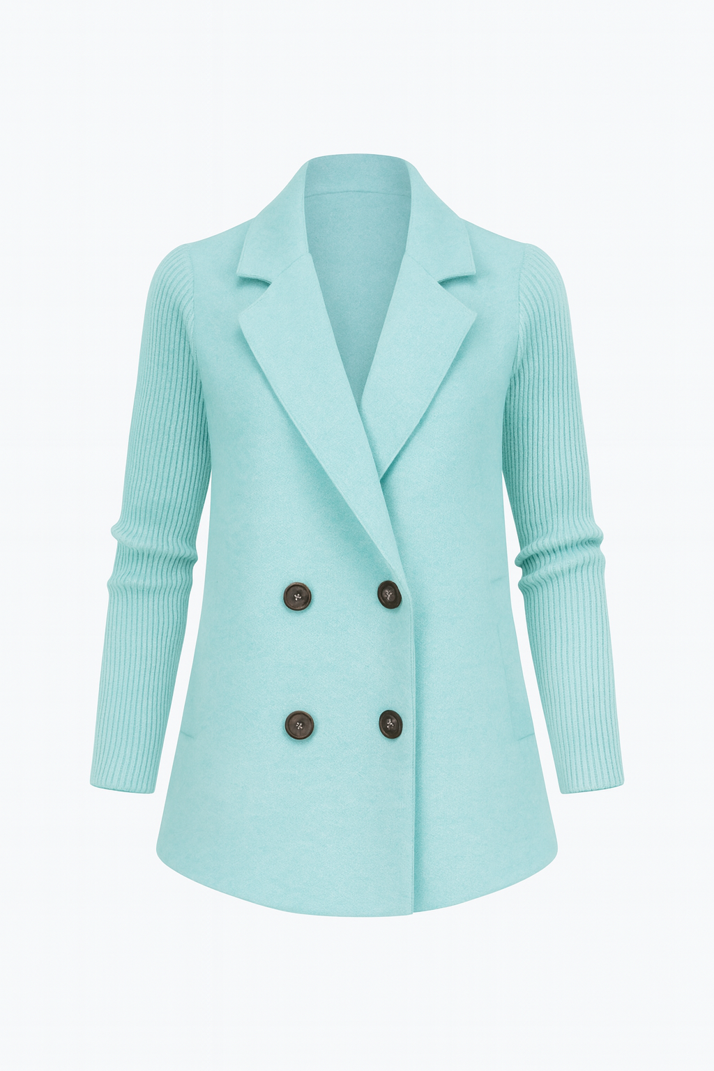 Płaszcz Długości Midi | Wełniany | Z Wiązaniem w Talii | Klasyczny Krój