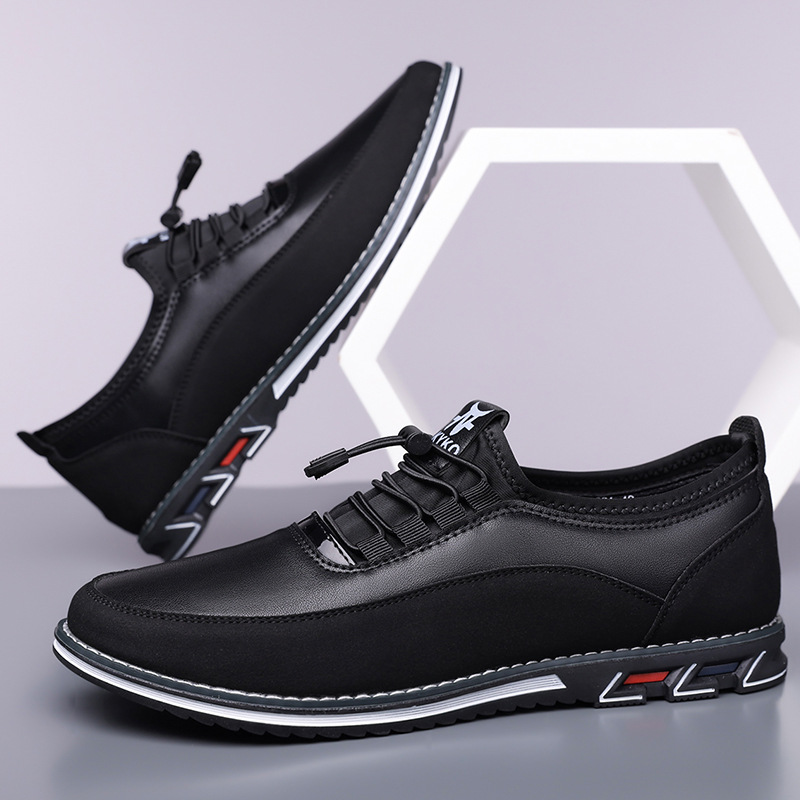 Lavio | Wygodne Skórzane Sneakersy