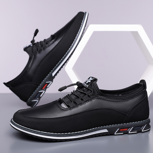Lavio | Wygodne Skórzane Sneakersy