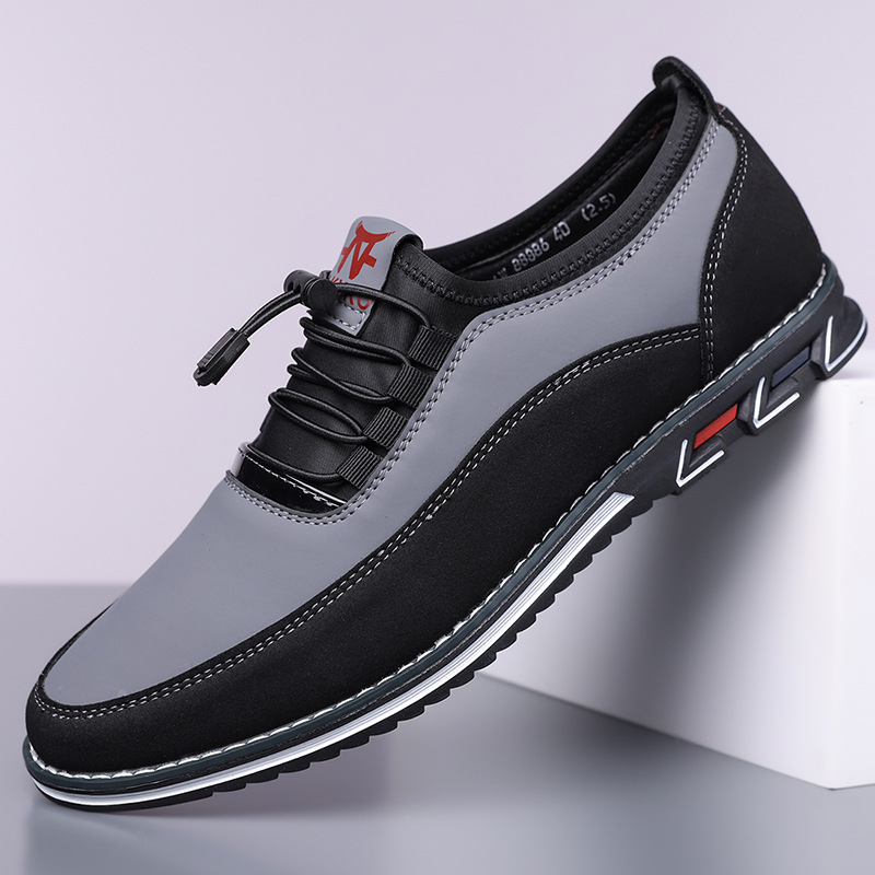 Lavio | Wygodne Skórzane Sneakersy