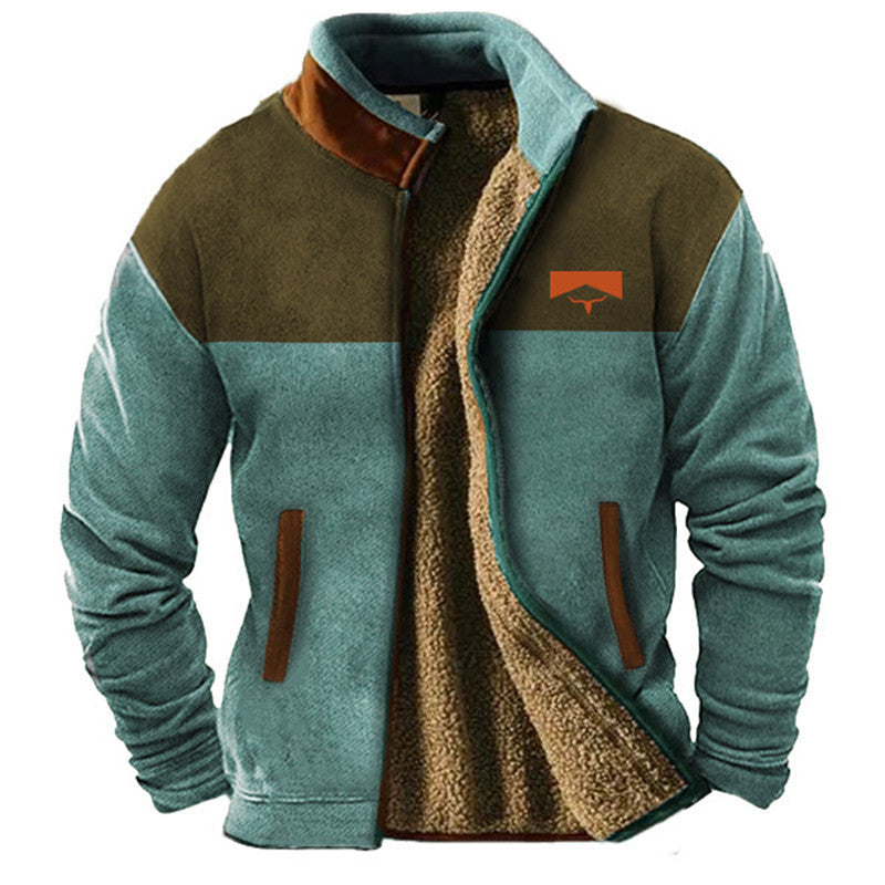 Bram Heren Fleecejack met Hoge Kraag – Warm en Comfortabel