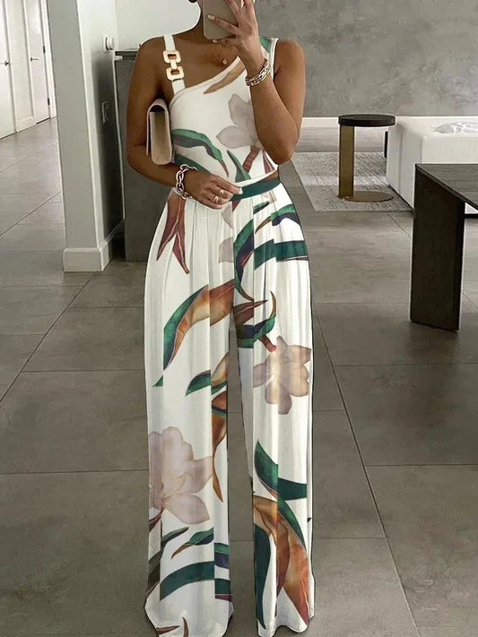 Calviera – elegancki kombinezon off-shoulder