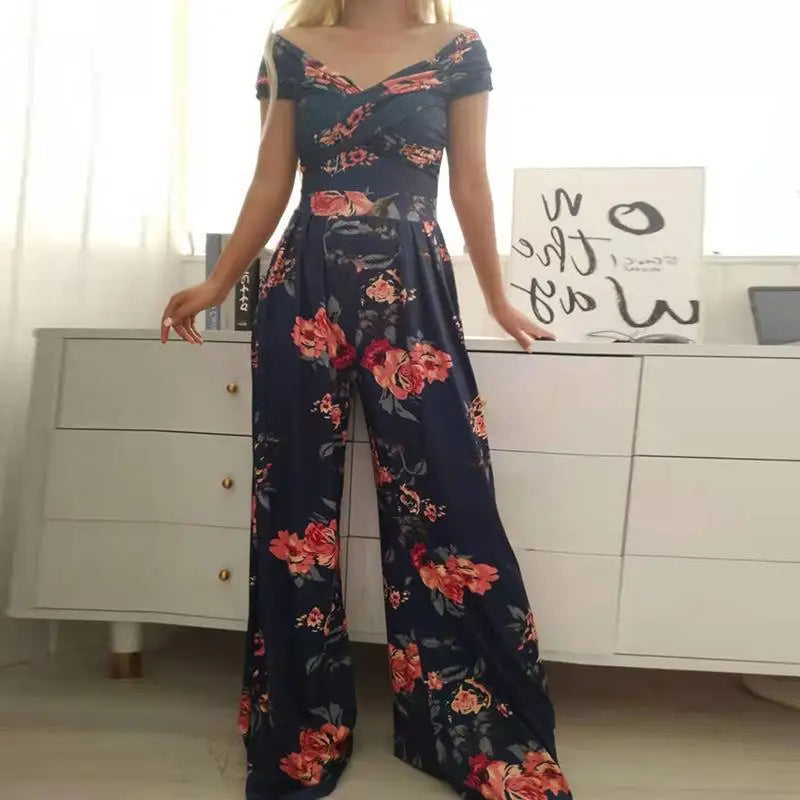 Calviera – elegancki kombinezon off-shoulder