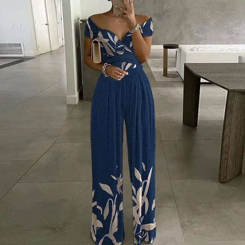 Calviera – elegancki kombinezon off-shoulder