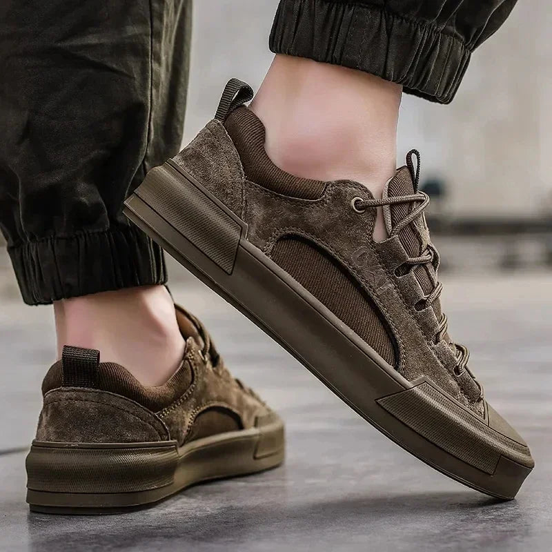 UrbanEdge | Skórzane Sneakersy Dzienne