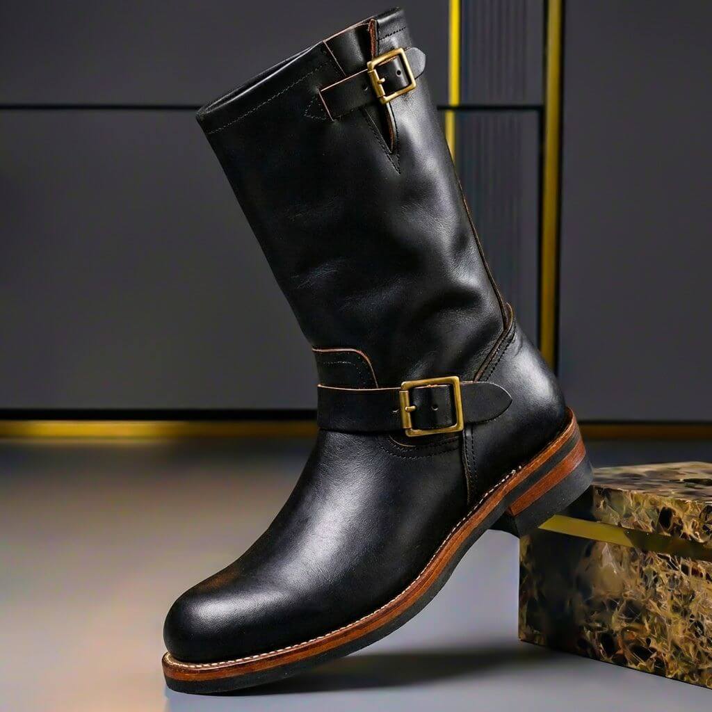 Bancroft | Skórzane Buty Vintage