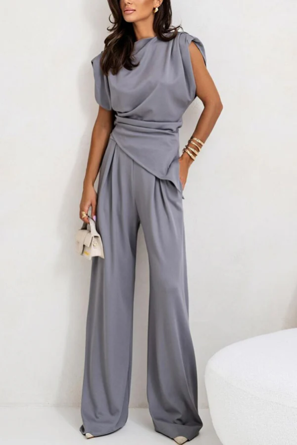 Eliza  – Stylowy komplet top i spodnie