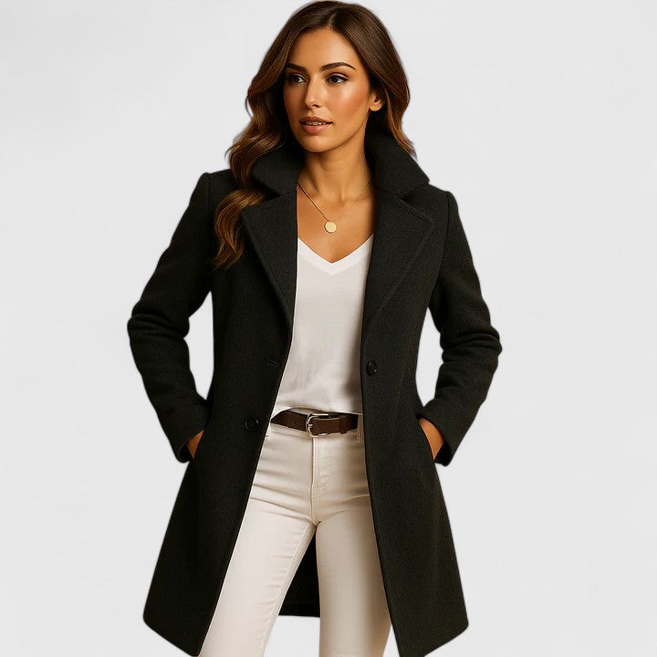 Ines – Klasyczny elegancki płaszcz