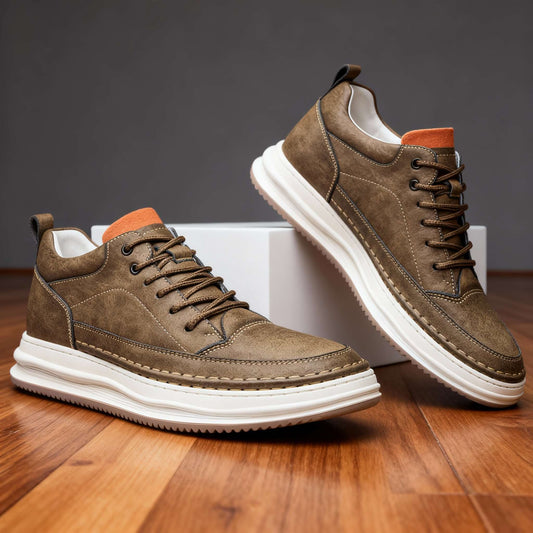 Warrington | Skórzane Sneakersy Premium