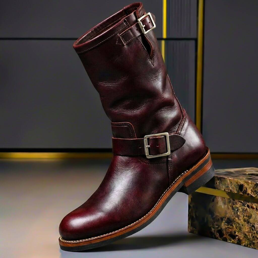 Bancroft | Skórzane Buty Vintage