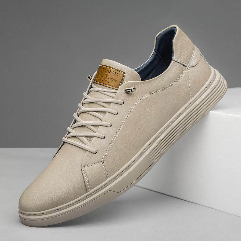 Mazzarini | Włoskie Skórzane Sneakersy